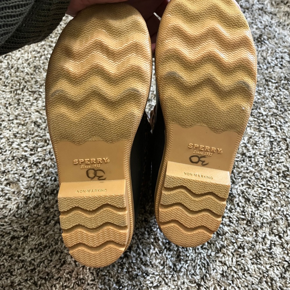 Girls Sperry Boots Animal Waterproof Size 4 - Picture 8 of 10
